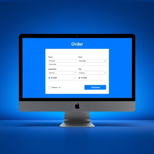 Rellenar el formulario de pedido